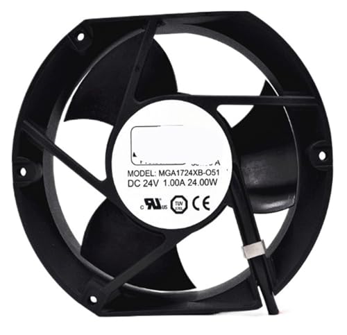 Rhonda Raggio MGA1724XB-O51 24V 1.00 24W 4000RPM 300CFM 172X150X51MM 2線冷却ファン