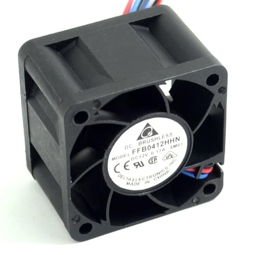 AELATNGS FFB0412HHN -5M01 4028 4cm 40mm 12V 0.17A 3サーバー冷却ファン 40 x 40 x 28mm 1個。