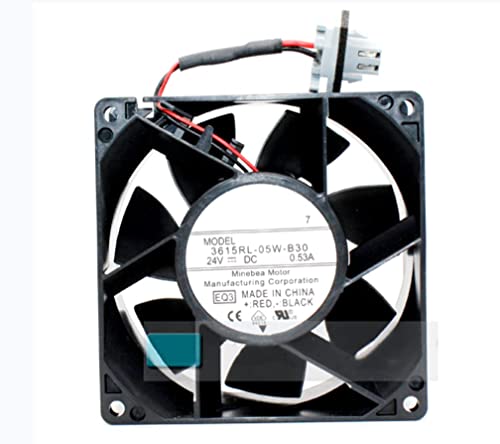 Lawrence.Brown 3615RL-05W-B30 24VDC 0.53A 90X90X38mm 冷却ファン