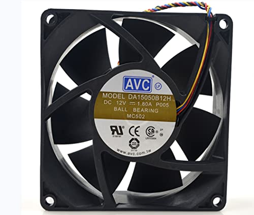 Lanfu Margaret DA15050B12H 150x150x50mm 12V 1.80A AVC 15cm 4線冷却ファン。
