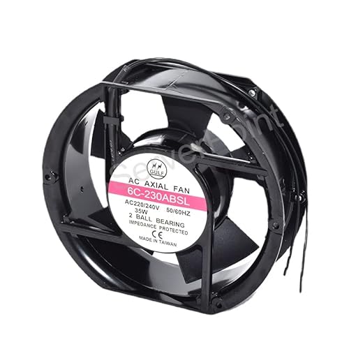 6C-230ABSL AC 220V/240V 35W 50/60HZ 17251 17cm 172 x 150 x 51mm 2ピンアルミフレーム冷却ファン
