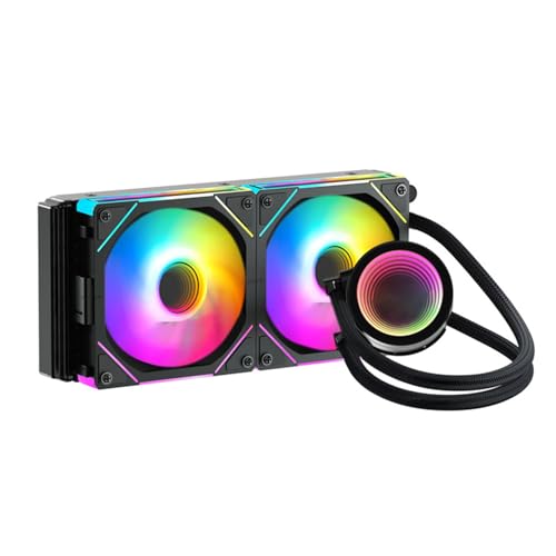 KEXIAO ARGB 同期 液体冷却水冷却ラジエーター 2/3 120mm ファン付き 効率 コンピューター CPU 水冷 NA360 240
