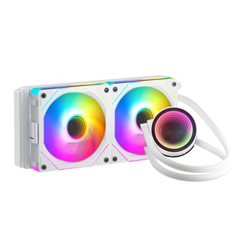 KEXIAO ARGB 同期 液体冷却水冷却ラジエーター 2/3 120mm ファン付き 効率 コンピューター CPU 水冷 NA360 240