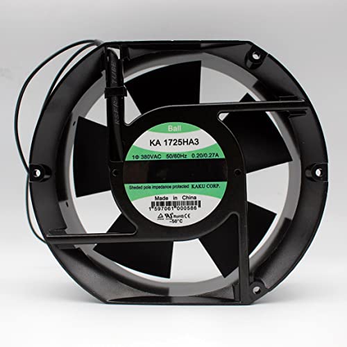 AJSWISH KA1725HA3 ファン 380VAC 0.20/0.27A 172mm×150mm×51mm 2線式冷却ファン