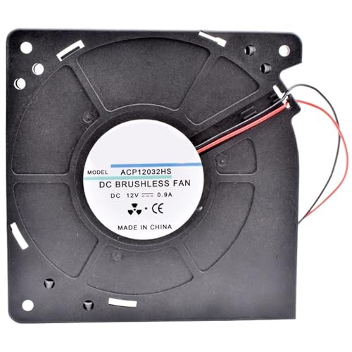 ZDAVSFR 12cm 120mm ブロワー 12032 120x120x32mm DC5V 12V 24V 高空気ボリュームファン冷却ファン バーベキューグリル(24V)用 1個。
