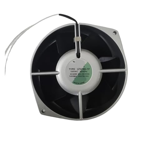 Ning Xiang AC100V 43/40W UT670D-TP 17255 172mm 2ピン オールメタル 高温耐性冷却ファン