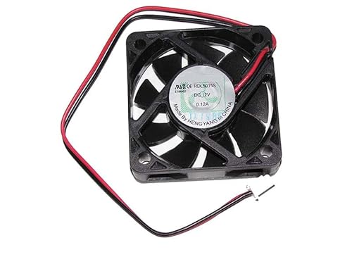 zyvpee 50mm RDL5015S 12V 5cm 0.12A 2ワイヤ冷却ファン 50x50x15mm
