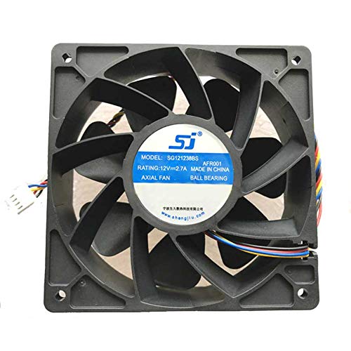 NNL SG121238BS CPU冷却ファン12x12x3.8cm 4ピン4ワイヤーPWM自動温度制御サーバークーラーボールベアリング12cm冷却ファン
