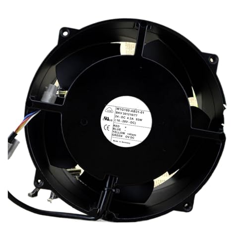 Denis Carey 24V W1G180-AB31-01 4.3A 93W 50/60HZ 20070 冷却ファン 200X200X70MM 4線