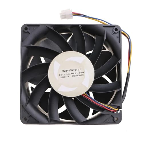 AELATNGS ユーティリティ産業アクセサリー 高速CPU冷却ファン KZ14038B012U 12V 7.2A 14 cm M20S M21S用