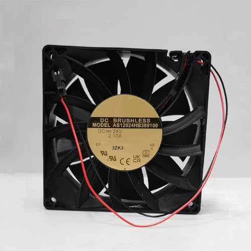 JDALKGGHI AS12024HB389100 DC 24V 2.10A 120x120x38mm 線式サーバー冷却ファン
