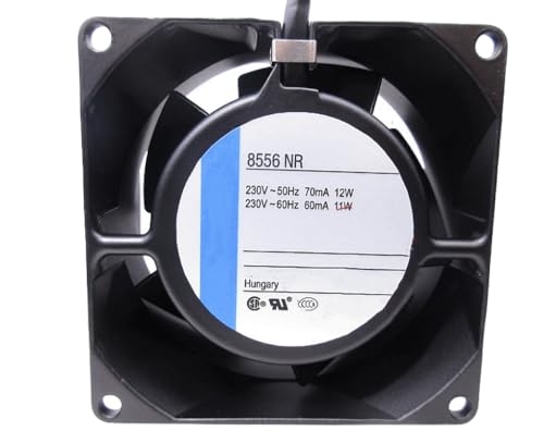 Denis Carey 230V 8556NR 8556 NR 70/60mA 12/11W 8038 冷却ファン 80X80X38MM 2線