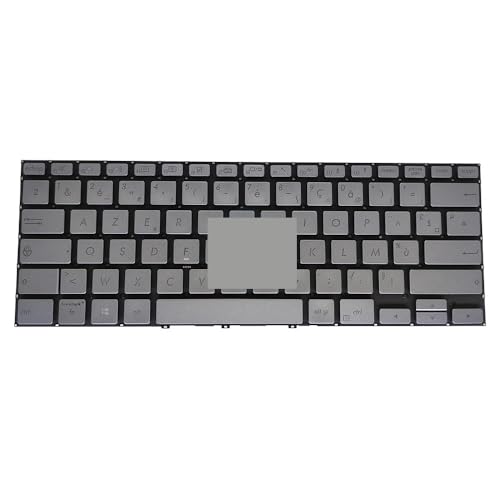 ZHAOWBM Zenbook UX462 UM462 UM462 UM462D UX462DA UX462FA UX462F FR CF ノートパソコン キーボード 0KNB0-262NFR00(フランス語AZERTY)用カナダフランス語Azertyキーボード ZHAOWBM203