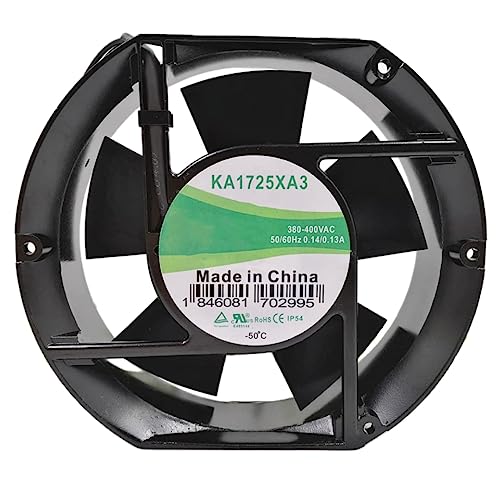 Ning Xiang AC380V 0.20/0.27A KA1725XA3 17251 172mm 2ピン 高温耐性 軸流冷却ファン