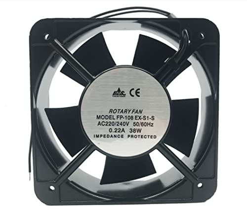 zyvpee FP-108EX-S1-S 220V/240V 50/60Hz 0.22A 38W ACファン 冷却ファン