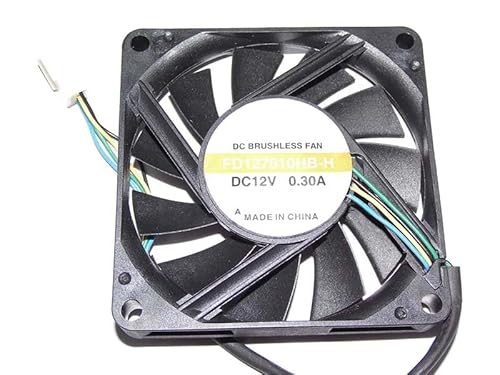 zyvpee 2個/セット 7cm FD127010HB-H 12V 0.3A 4ワイヤー 冷却ファン