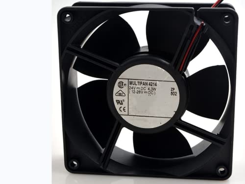 4214H 24V 4.3W 120X120X38mm 2線冷却ファン用。
