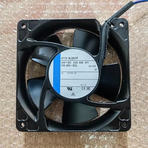 Ning Xiang DC24V 90W 3.8A 4114N/2H7P 12038 12cm 4線軸冷却ファン。