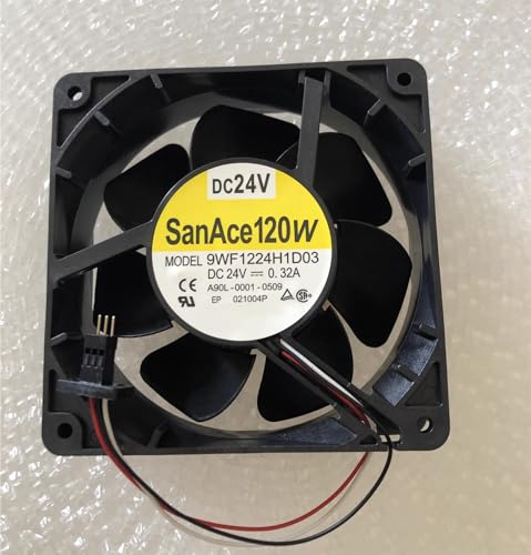 Lawrence.Brown DC24V 0.32A 3線 120x120x38mm 12cm A90L-0001-0509 Fanuc 冷却ファン 9WF1224H1D03