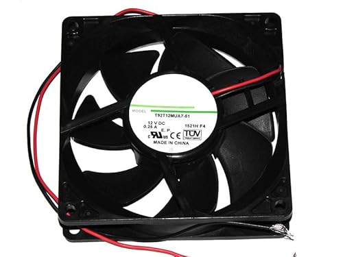 zyvpee 9225 T92T12MUA7-51 12V 0.25A 2ワイヤー T92T12MUA7 冷却ファン