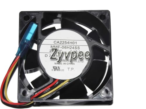 zyvpee ® 60mm MMF-06H24SS CX1 24V 0.09A 3ワイヤー CA2254H01 冷却ファン MMF-06H24SS-CX1