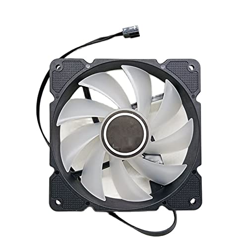 XSDIAQG 4ピンRGB自動120mmコンピュータケースファンサイレント12cmCPU冷却RGB静かなPCクーラーケースファン12V XSDIAQG-258