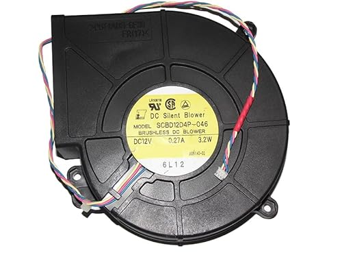 zyvpee DC軸 SCBD12D4P-046 12V 0.27A 3.2W 3ワイヤー 冷却ファン