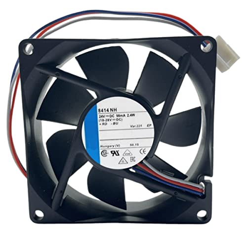 Denis Carey 24V 8414NH 98mA 2.4W 8025 冷却ファン 3線。