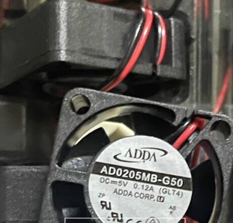 zyvpee ® 25mm AD0205MB-G50 GLT4 5V 0.12A 2ワイヤーボックス冷却ファン 25x25x10mm