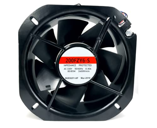 Lawrence.Brown 冷却ファン 200FZY6-S 220/240VAC 50Hz 85W 2600r/min 1.5NF 225X225X80mm