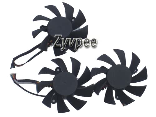 zyvpee ® PLA08015D12HH 12V 0.35A 4線冷却ファン 3個セット