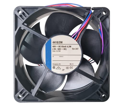 Lawrence brown 4418/2M 48VDC 85mA 4.2W 120X120X38mm 3線 12038mm 冷却ファン
