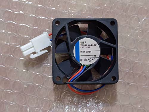 Ning Xiang DC12V 0.7W 60mA 412F 4010 4cm 2線式超静音冷却ファン。