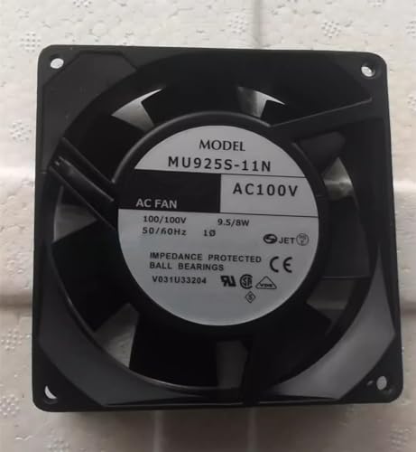 Ning Xiang AC100V 9.5/8W MU925S-11N 9225 92mm 2ピン アルミニウムフレーム冷却ファン