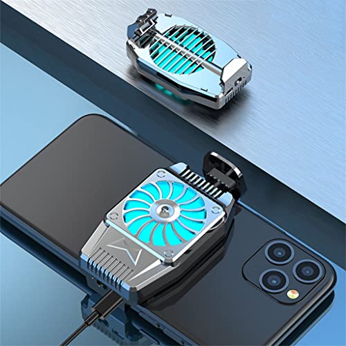 FUZHCY (たけち) ユニバーサルミニ携帯電話冷却ファンラジエーターターボハリケーンゲームクーラー携帯電話クールヒートシンク(B)
