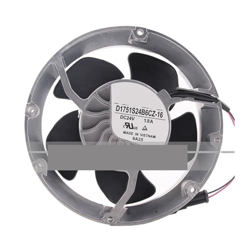 IZKKVNWYU ファン D1751S24B6CZ-16 DC24V 1.8A 172X172X51MM 17251 冷却ファン
