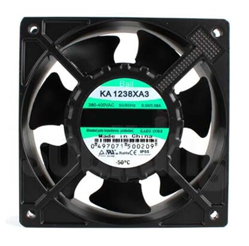 zyvpee 120mm KA1238XA3 380V 0.09A 2ピン キャビネット冷却ファン 120x120x38mm