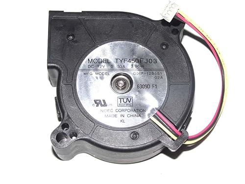 zyvpee 6025 TYF450FJ03 12V 0.33A 3.96W D06F-12B3S1 3ワイヤー プロジェクターファン 冷却ファン