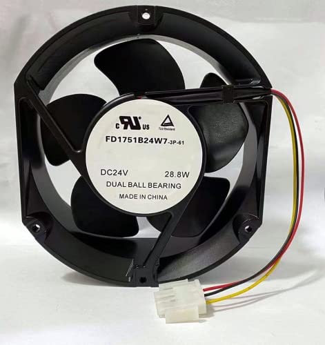 Lawrence.Brown FD1751B24W7-3P-61 DC24V 28.8W 172X150X51mm 3線冷却ファン