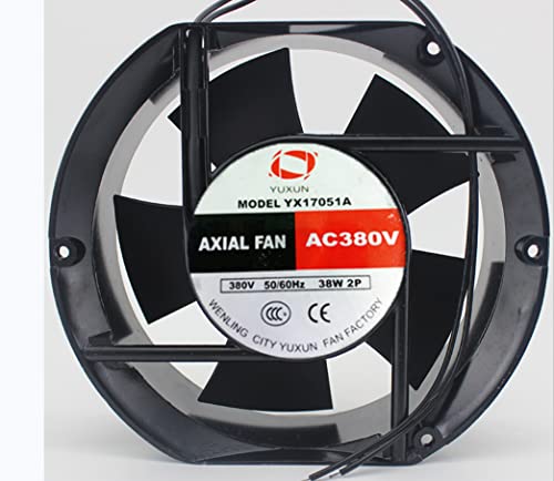 Lanfu Margaret YX17051A 172x150x51mmm 380V 38W 17cm 2線冷却ファン。