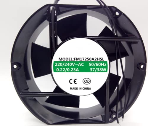 Lanfu Margaret FM17250A2HSL 172x150x51mm 220/240V 0.23A 2線式冷却ファン。
