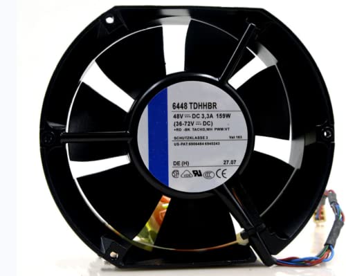 Lawrence.Brown 6448TDHHBR 48V 3.3A 159W 17250 冷却ファン 172x50mm