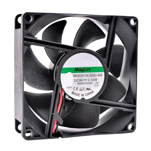IZKKVNWYU ME80251V4-Q03U-AA9 8cm 8025 DC9V 0.55W 80x80x25mm 冷却ファン