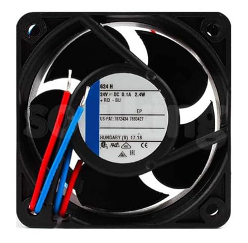 zyvpee 624H 24V 0.1A 2.4W 2ワイヤコンバーター 冷却ファン 60x60x25mm