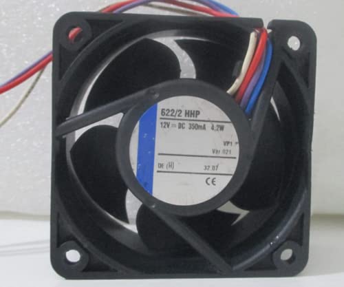 622/2HHP DC12V 350mA 4.2W 622/2HHP 6025 6cm 4線温度制御冷却ファン。