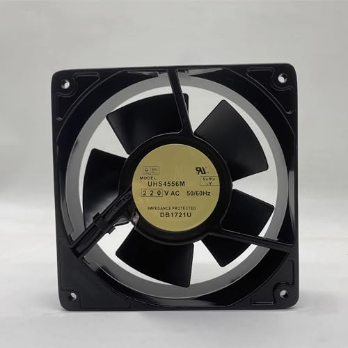 LangSheng AC220V 50/60Hz 2ピン 120x120x38mm 12cm オールメタル高温冷却ファン UHS4556M