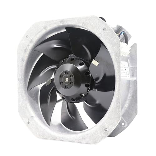 YZRANMOK W2E200-HK38-C01 換気冷却ファン キャビネットファン 鉄製メッシュとフィルター付き