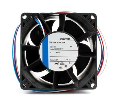 zyvpee 80MM 8214 J/2H4P 24V 1.55A 4ワイヤー PWMインバーター冷却ファン 80x80x38mm