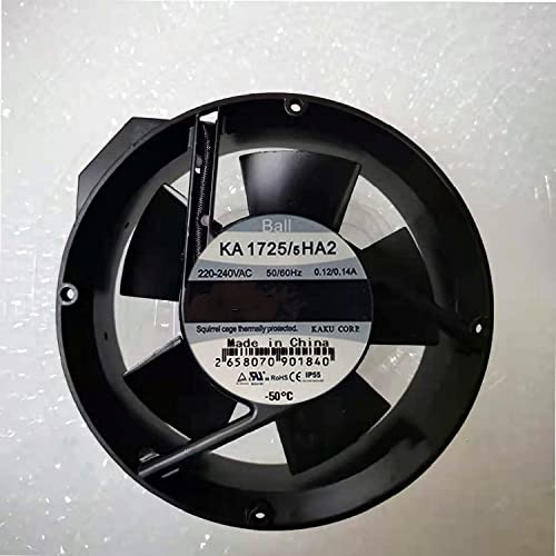 AJSWISH KA1725/5HA2 ファン 220V-240VAC 50/60HZ 0.12/0.14A 冷却ファン