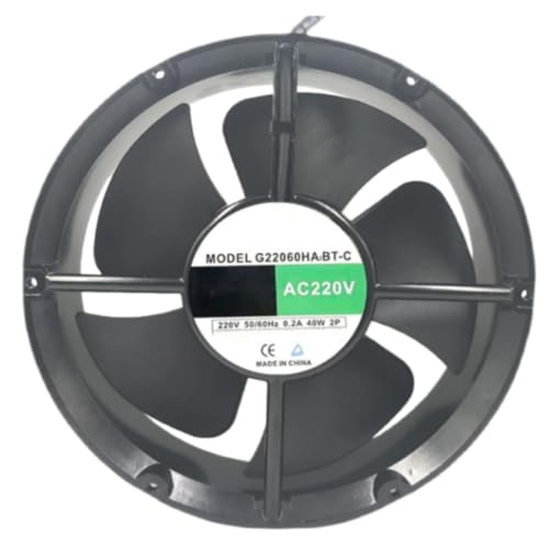 Lucidy Leah G22060HA2BT-C ファン 22CM 220V 0.2A 40W 22060 220X220X60MM 2ワイヤー冷却ファン用